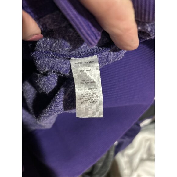 NEW Washington Huskies Colosseum Athletics Purple Crew Neck Sweatshirt Women's M - Picture 11 of 12